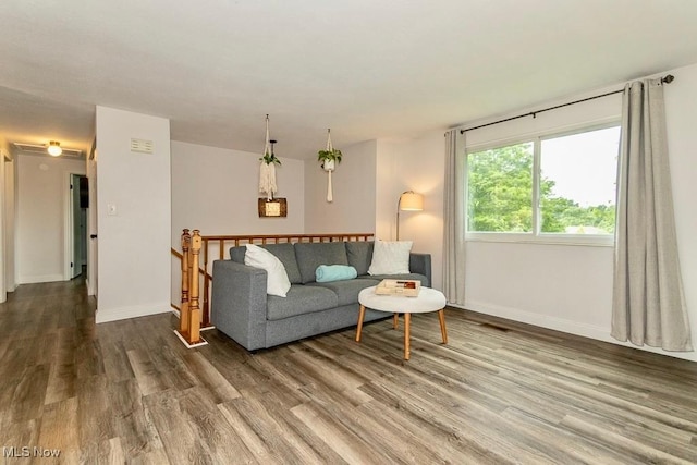 1657 Kasserine Ct, Twinsburg, OH 44087 - living room featuring wood finished floors and baseboards