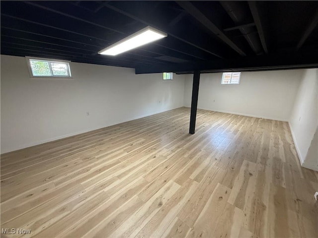 3627 Marland Heights Rd, Weirton, WV 26062 - basement featuring wood finished floors and plenty of natural light