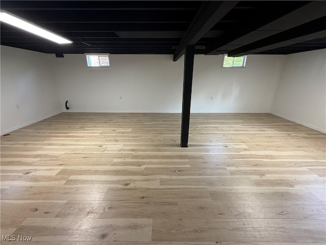 3627 Marland Heights Rd, Weirton, WV 26062 - basement with light wood finished floors