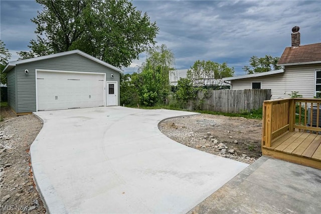 583 Creedmore Ave, Barberton, OH 44203 - view of detached garage