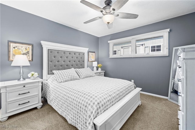 12145 The Blfs, Strongsville, OH 44136 - bedroom featuring light carpet and a ceiling fan