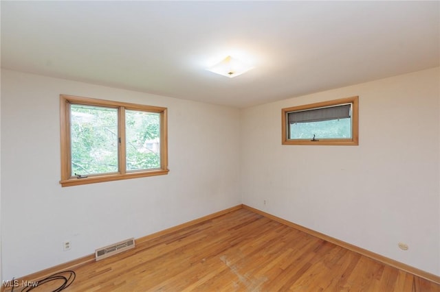 2375 Glendon Rd, University Heights, OH 44118 - empty room featuring baseboards and light wood finished floors