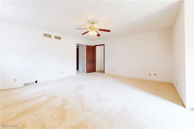 5864 State Route 213, Toronto, OH 43964 - unfurnished room with ceiling fan and light carpet