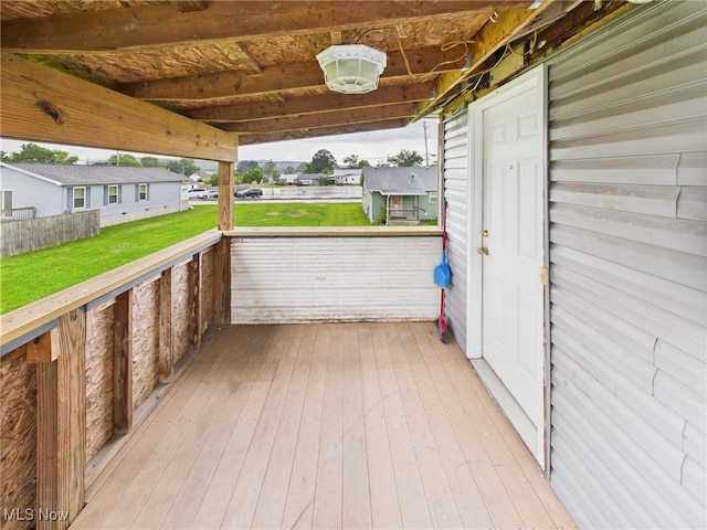 1317 Crescent St, Parkersburg, WV 26101 - deck with a yard