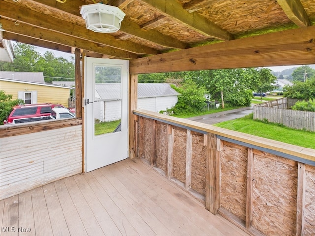 1317 Crescent St, Parkersburg, WV 26101 - view of unfurnished sunroom