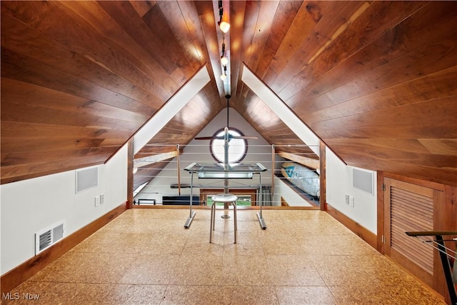 731 Cedar Point Rd, Sandusky, OH 44870 - bonus room with wood ceiling and vaulted ceiling