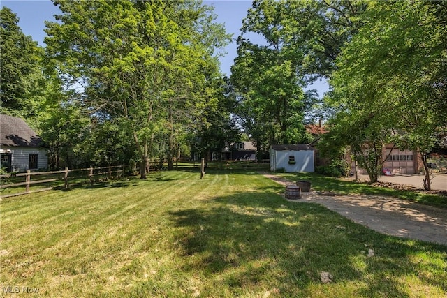 260 Morgan, Oberlin, OH 44074 - view of yard with a storage shed