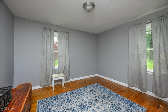 1209 Oak Ave SE, Massillon, OH 44646 - living area with wood finished floors and baseboards
