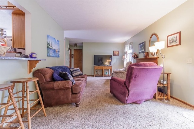 456 Hickory Ln, Salem, OH 44460 - carpeted living room with baseboards