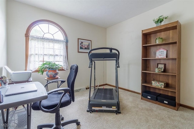 456 Hickory Ln, Salem, OH 44460 - carpeted home office with baseboards