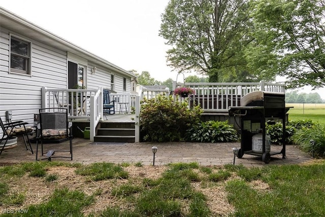 456 Hickory Ln, Salem, OH 44460 - view of yard featuring a wooden deck