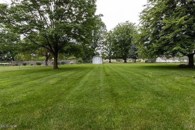 456 Hickory Ln, Salem, OH 44460 - view of yard featuring a shed