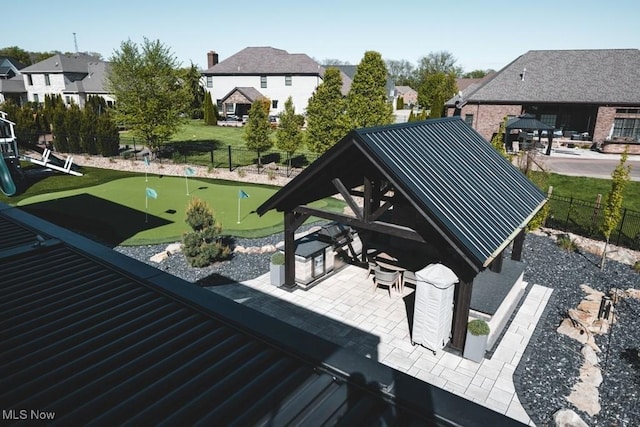 7363 Kempton Ct, Canfield, OH 44406 - view of home's community featuring a putting green and a residential view