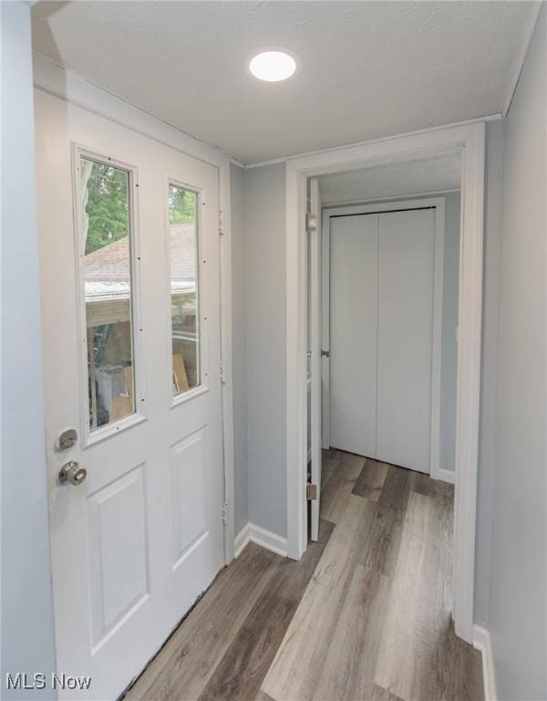 6114 Crossview Rd, Seven Hills, OH 44131 - entryway with wood finished floors and baseboards