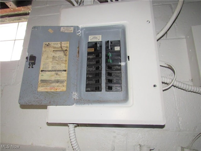 4078 E 154th St, Cleveland, OH 44128 - utility room with electric panel