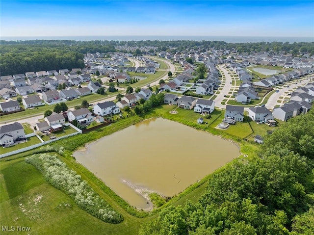 3523 Magnolia Dr, Lorain, OH 44053 - aerial overview of property's location featuring a nearby body of water and nearby suburban area