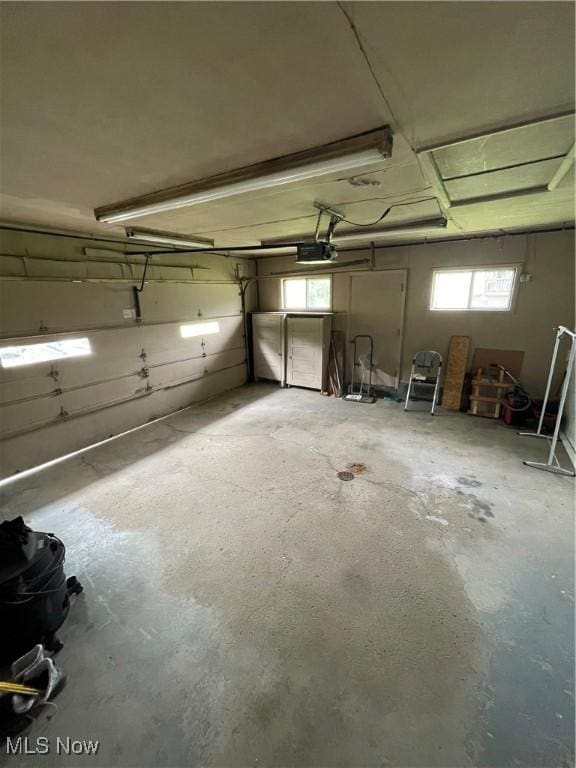1781 Pleasant Valley Rd, Girard, OH 44420 - garage featuring a garage door opener