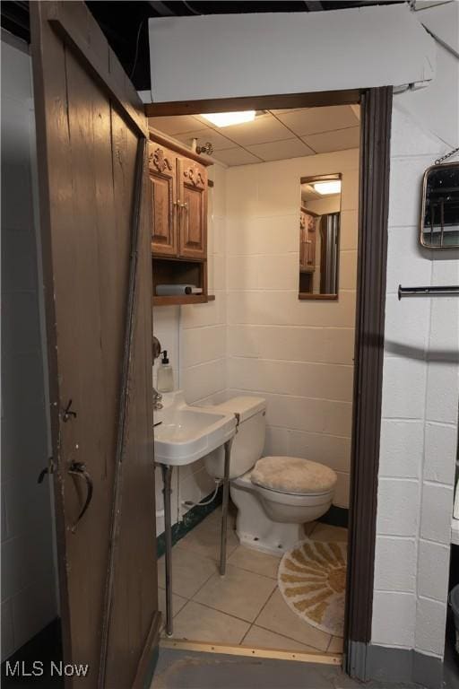 320 Brookfield Ave, Boardman, OH 44512 - half bath with toilet and tile patterned flooring