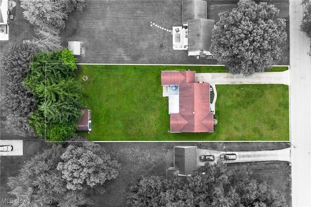 320 Brookfield Ave, Boardman, OH 44512 - aerial view of property and surrounding area with property boundaries highlighted