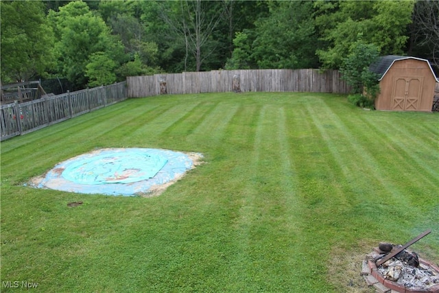 2869 Wexford Blvd, Stow, OH 44224 - fenced backyard featuring a shed