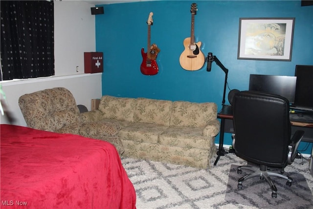 2869 Wexford Blvd, Stow, OH 44224 - carpeted bedroom with an office area