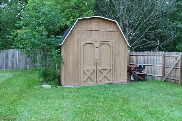 2869 Wexford Blvd, Stow, OH 44224 - view of shed featuring a fenced backyard