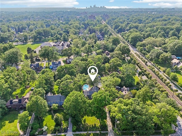 2820 W Park Blvd, Shaker Heights, OH 44120 - aerial view of property and surrounding area