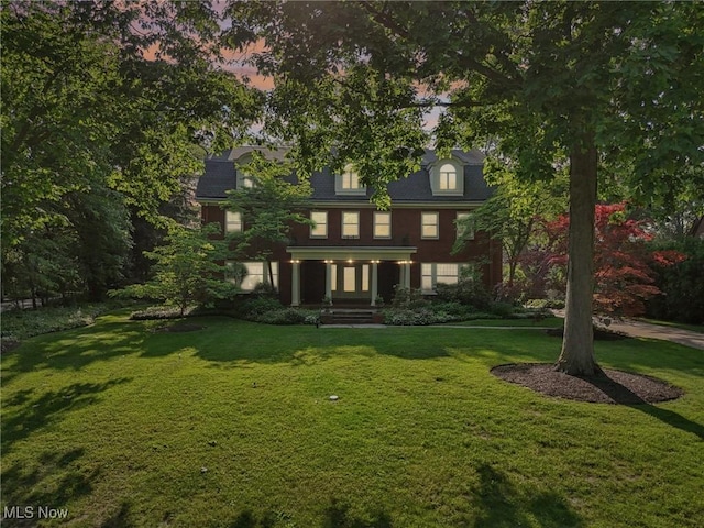 2820 W Park Blvd, Shaker Heights, OH 44120 - georgian-style home with a yard