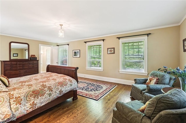 2820 W Park Blvd, Shaker Heights, OH 44120 - bedroom with wood finished floors and ornamental molding