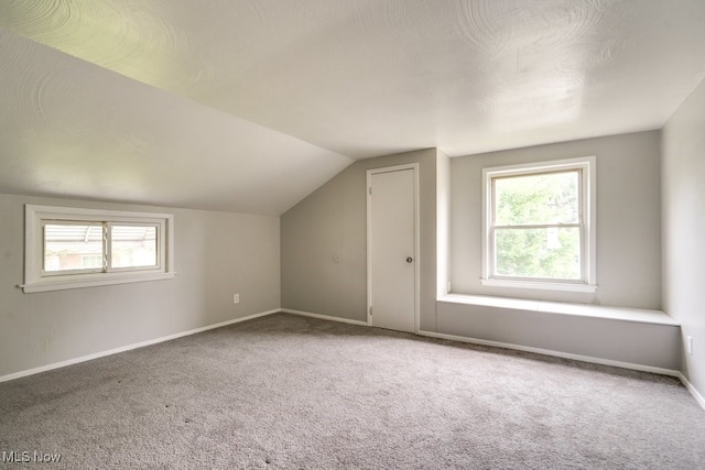640 E 261st St, Euclid, OH 44132 - additional living space with carpet and lofted ceiling