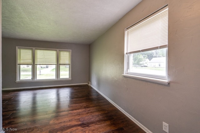 640 E 261st St, Euclid, OH 44132 - spare room featuring healthy amount of natural light, hardwood / wood-style flooring, and a textured ceiling