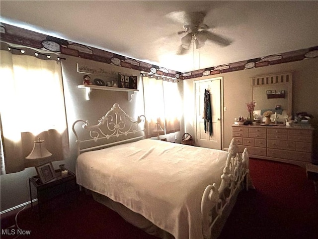38474 Longs Crossing Rd, Leetonia, OH 44431 - bedroom featuring a ceiling fan