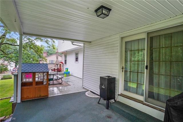 7436 Crory Rd, Canfield, OH 44406 - view of patio / terrace with a deck