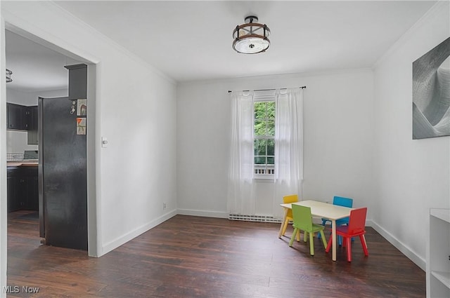 7436 Crory Rd, Canfield, OH 44406 - dining room with wood finished floors and crown molding