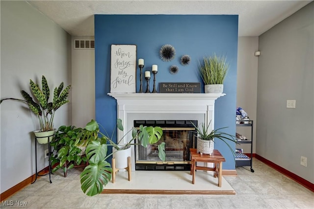 5075 State Route 250 NW, Beach City, OH 44608 - detailed view of baseboards and a glass covered fireplace