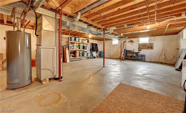 5075 State Route 250 NW, Beach City, OH 44608 - below grade area with water heater and heating unit