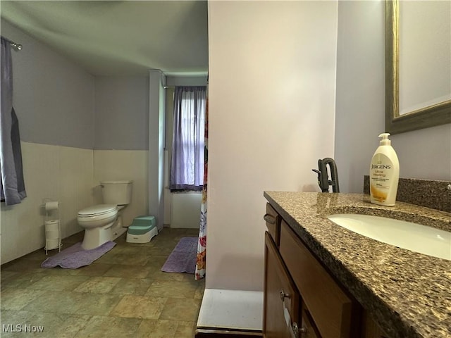 5130 Winfield St NE, East Canton, OH 44730 - full bath featuring vanity and stone finish flooring