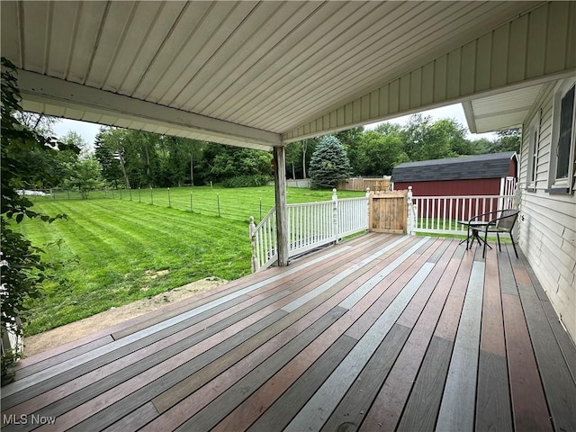 5130 Winfield St NE, East Canton, OH 44730 - deck featuring view of scattered trees
