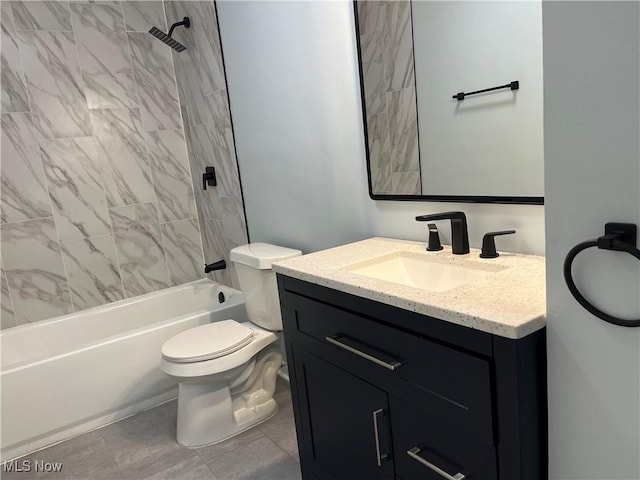 5482 Pleasant St, North Ridgeville, OH 44039 - full bathroom featuring vanity and bathing tub / shower combination