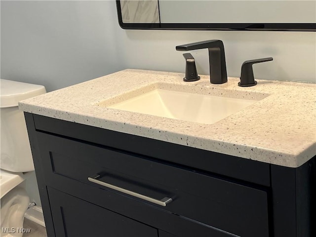 5482 Pleasant St, North Ridgeville, OH 44039 - bathroom view of vanity and toilet