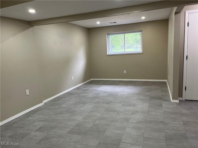 5482 Pleasant St, North Ridgeville, OH 44039 - empty room featuring recessed lighting