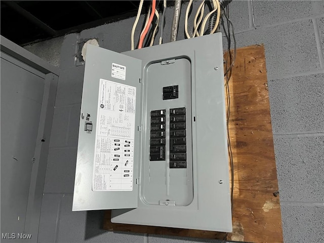 5482 Pleasant St, North Ridgeville, OH 44039 - utility room featuring electric panel