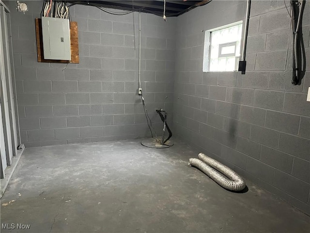 5482 Pleasant St, North Ridgeville, OH 44039 - basement featuring electric panel and drainage system