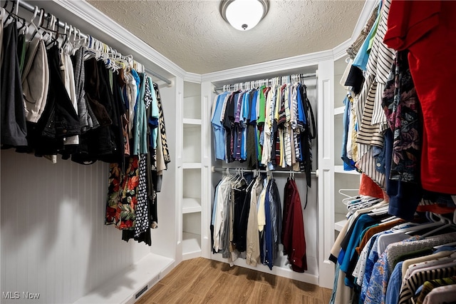 5802 Redwood Ct, Mentor-On-The-Lake, OH 44060 - walk in closet featuring wood finished floors