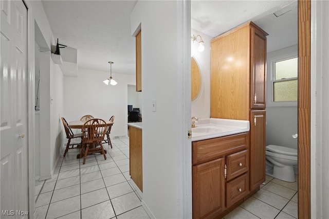 5802 Redwood Ct, Mentor-On-The-Lake, OH 44060 - bathroom with vanity and tile patterned flooring