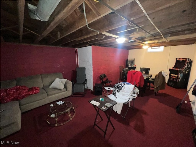 14604 Tabor Ave, Maple Heights, OH 44137 - below grade area with carpet