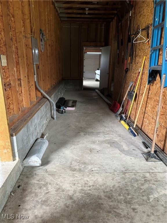 4182 Reger Rd, Conneaut, OH 44030 - storage area with a garage