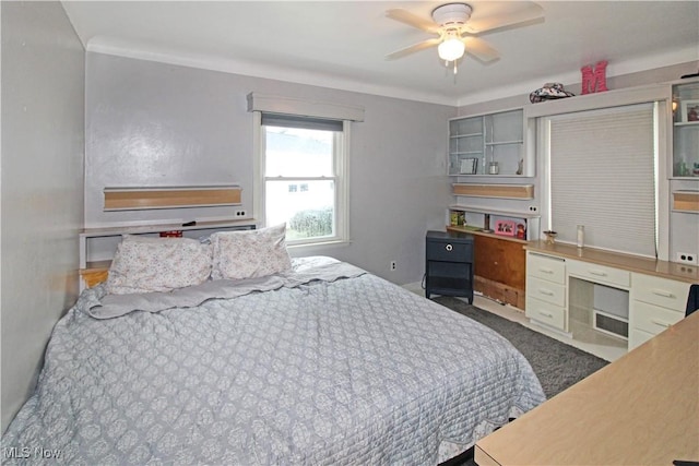 517 Linwood Ct, Port Clinton, OH 43452 - bedroom featuring carpet floors and a ceiling fan