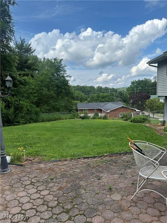 108 Janet Rd, Marietta, OH 45750 - view of grassy yard featuring a patio