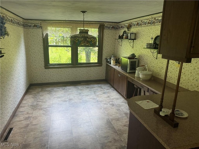 19693 Dudley Rd, Caldwell, OH 43724 - dining room featuring wallpapered walls